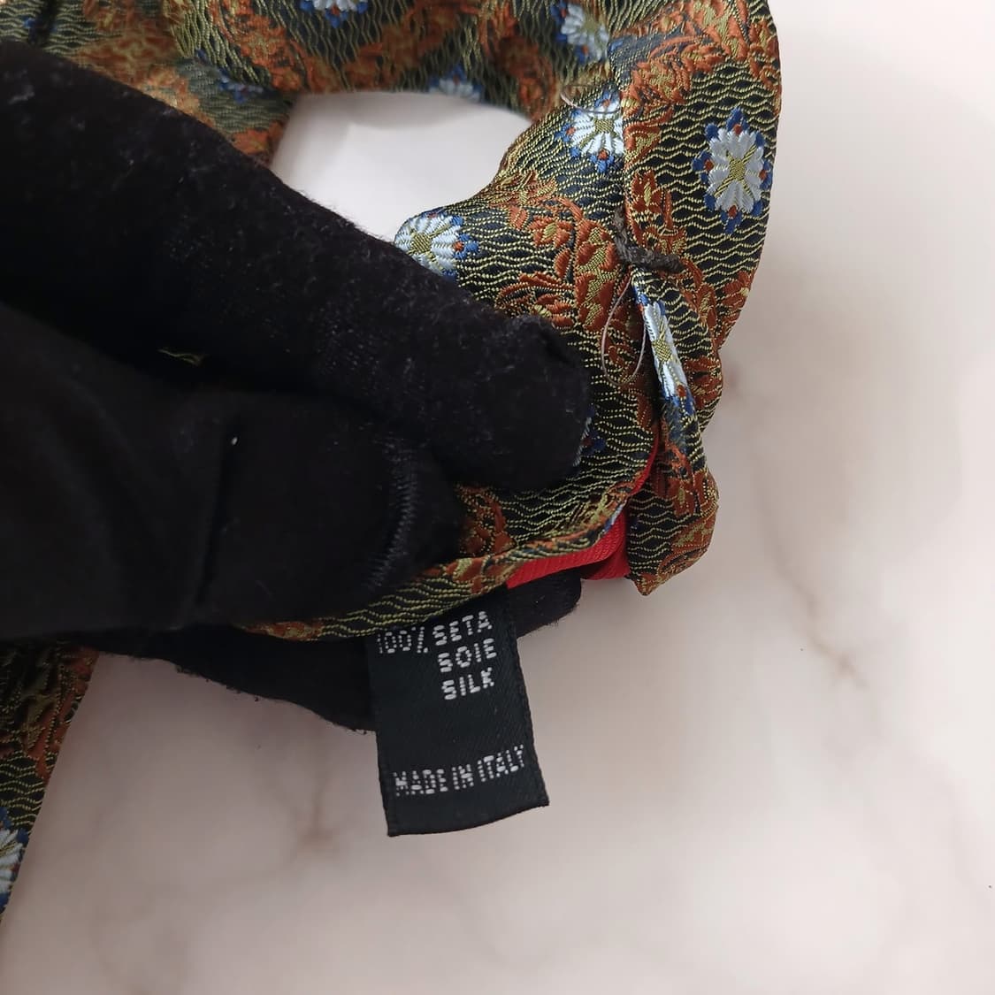 듀퐁 실크 브라운 플라워 자카드 넥타이 9.3cm A+등급 A18855
 상품이미지8