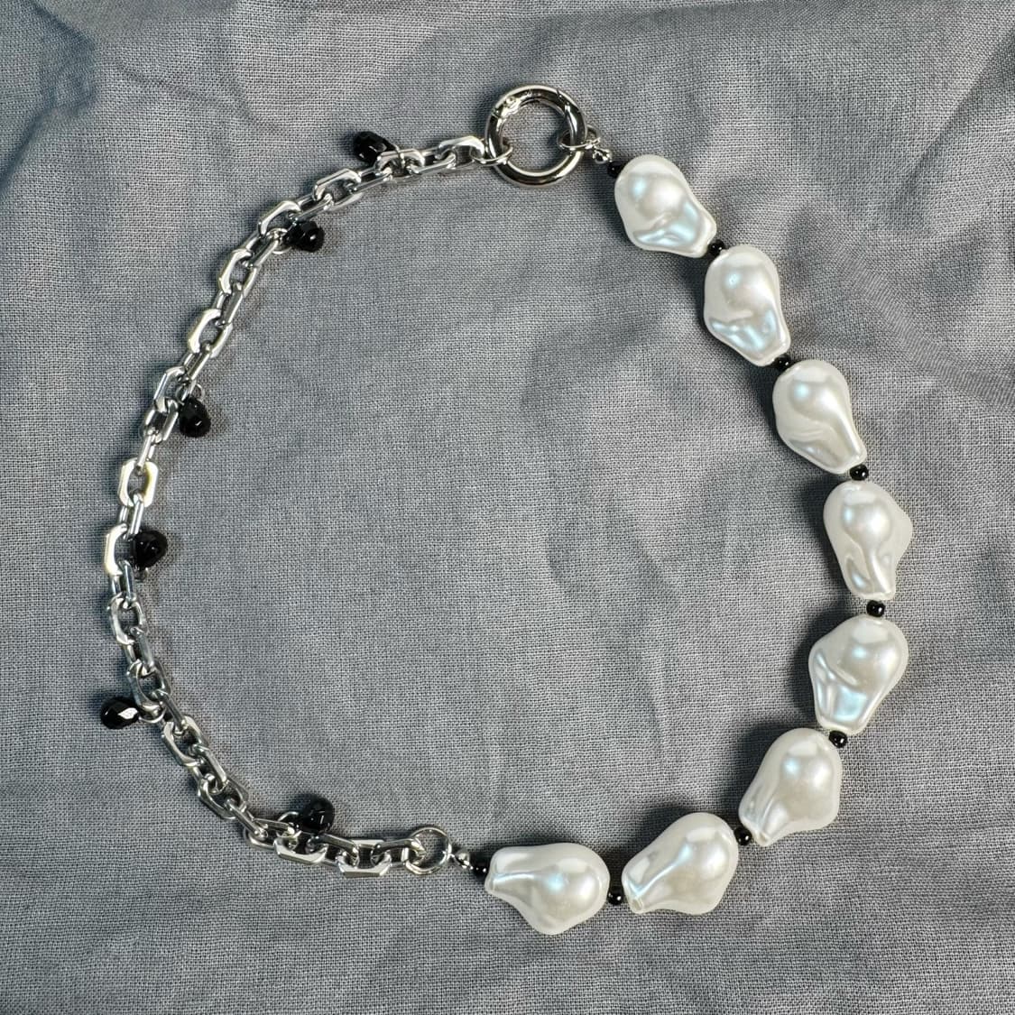 해골 진주 써지컬 목걸이&키링 상품이미지1