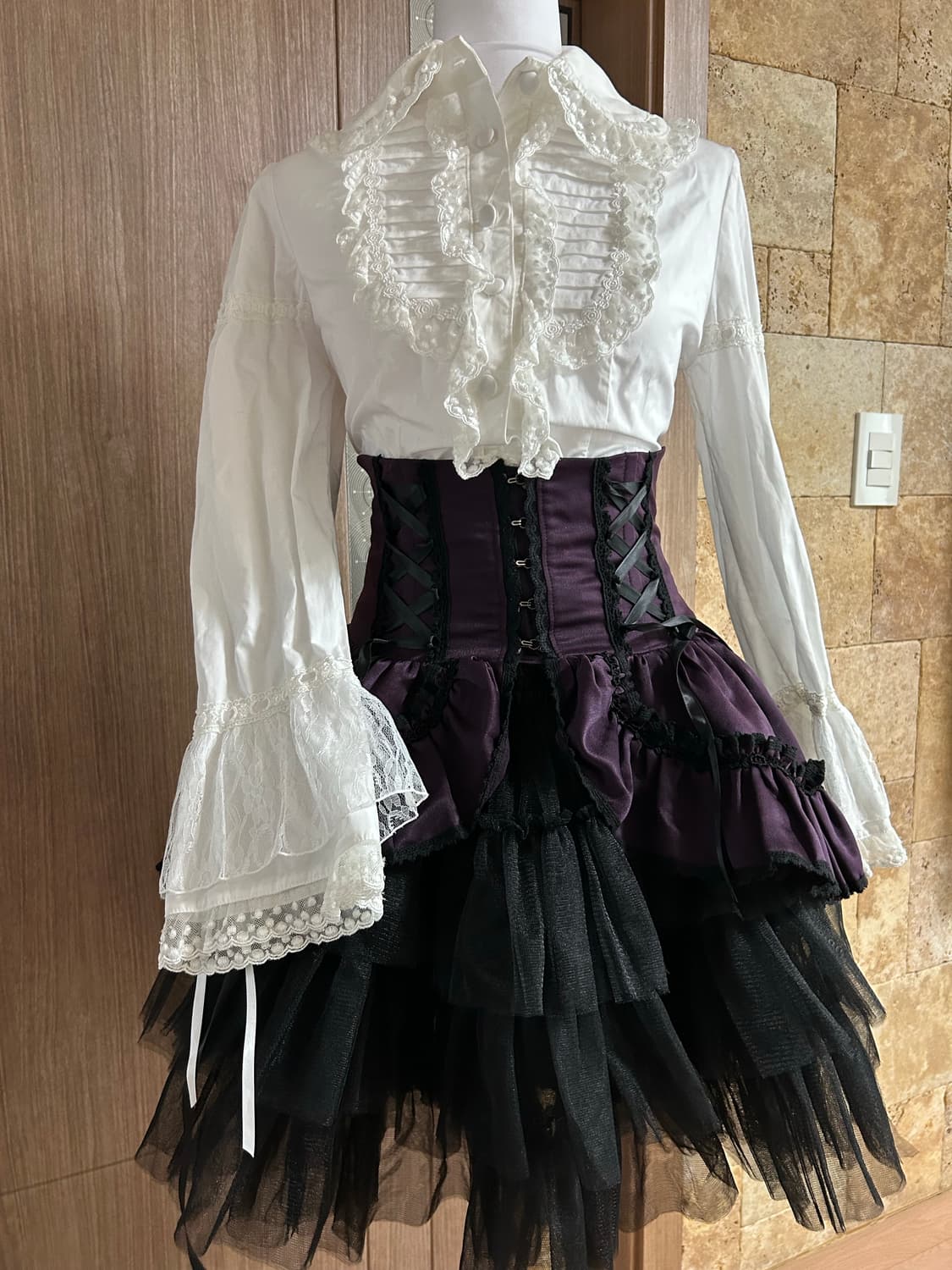 고스고딕공겜다크엔젤메이드 코디 gothic 상품이미지2