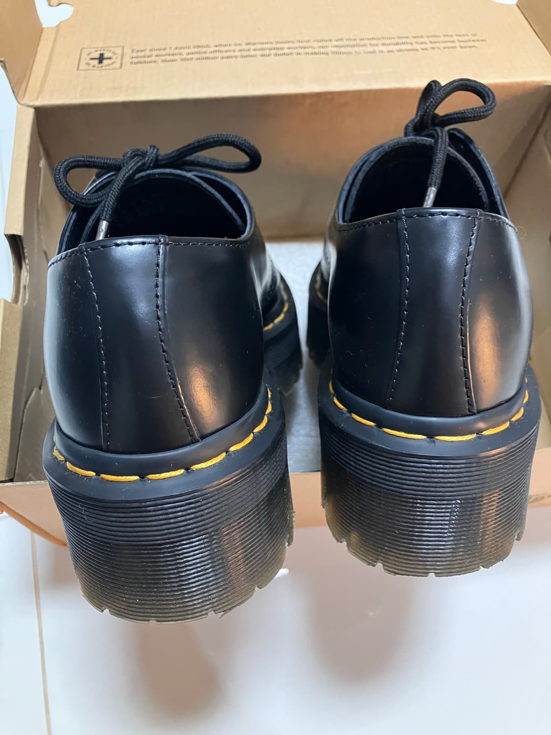 4시간착용 새거같은 닥터마틴 쿼드 1461 로퍼 uk4  us6 상품이미지4