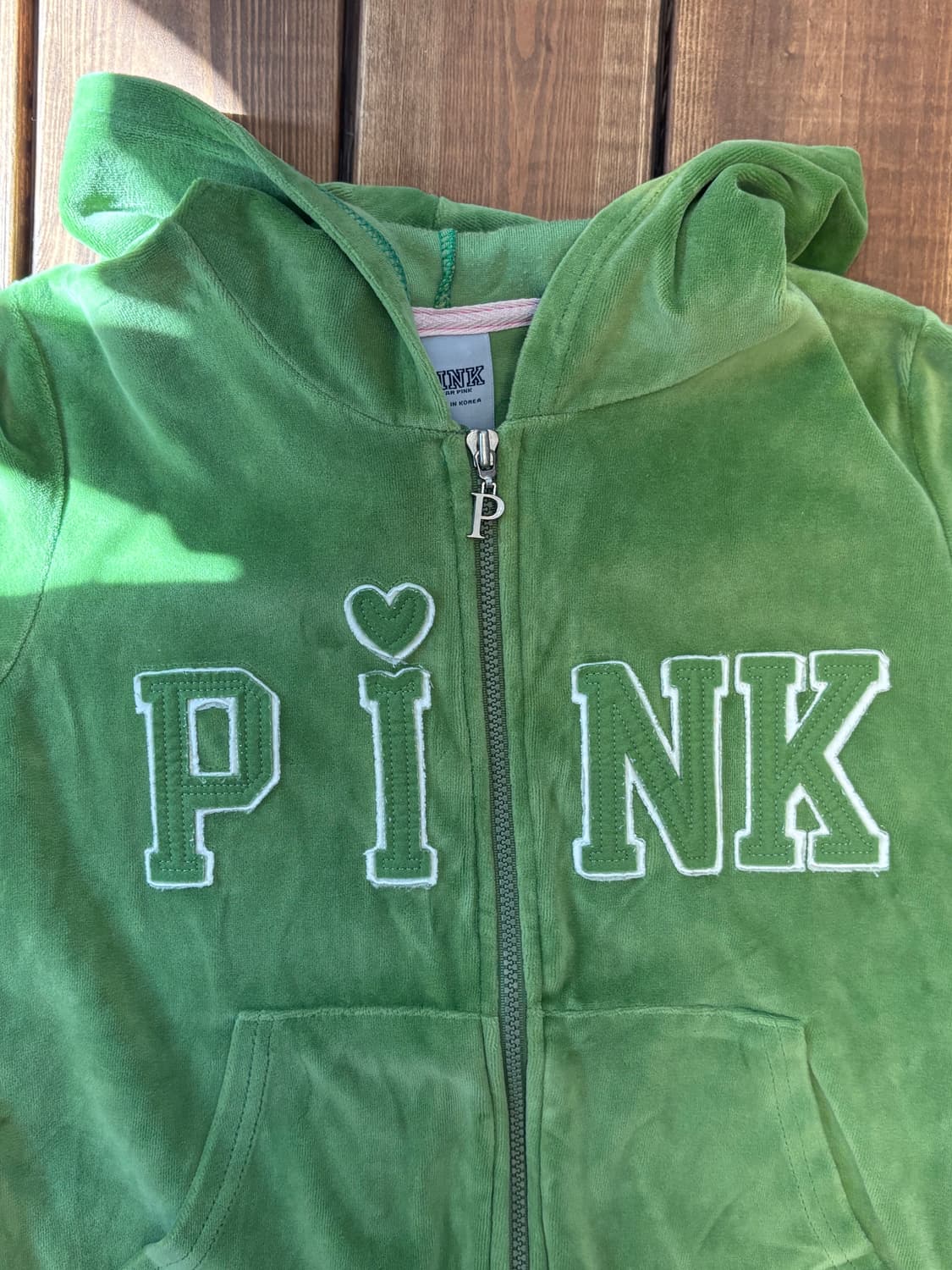 핑크 멜론 벨벳 후드집업 상품이미지7