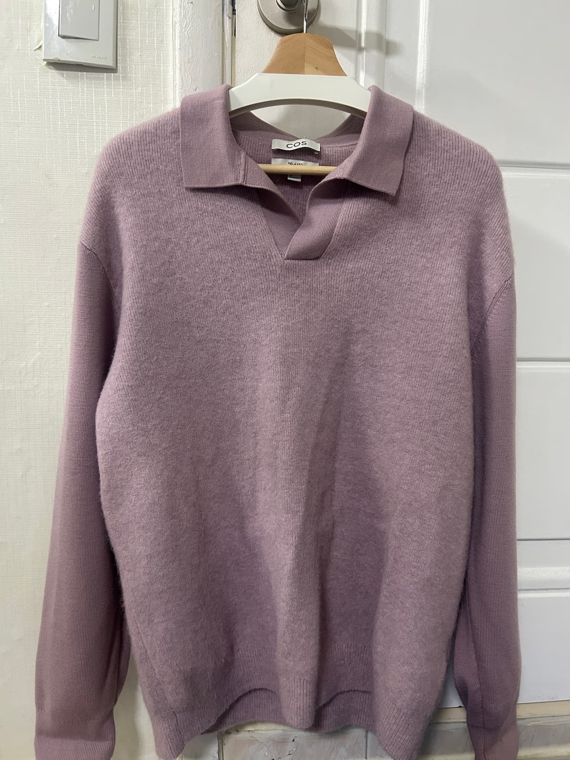 코스 오픈 카라 모헤어 니트 상품이미지3