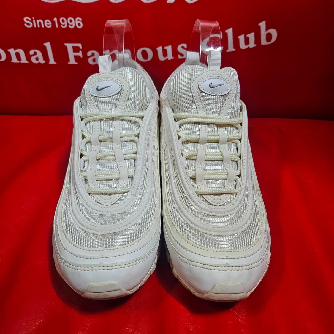 나이키(Nike) 에어맥스 97 트리플 화이트 255size 상품이미지5