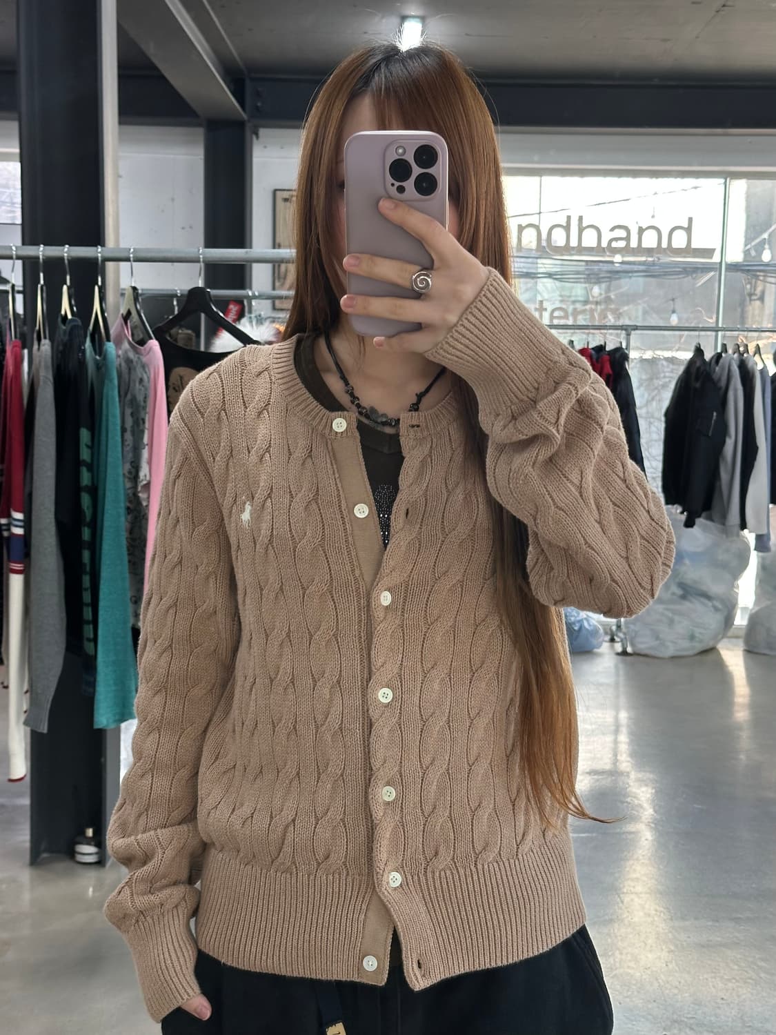 폴로랄프로렌 신형큐알텍 코튼 블랜드 가디건 상품이미지1