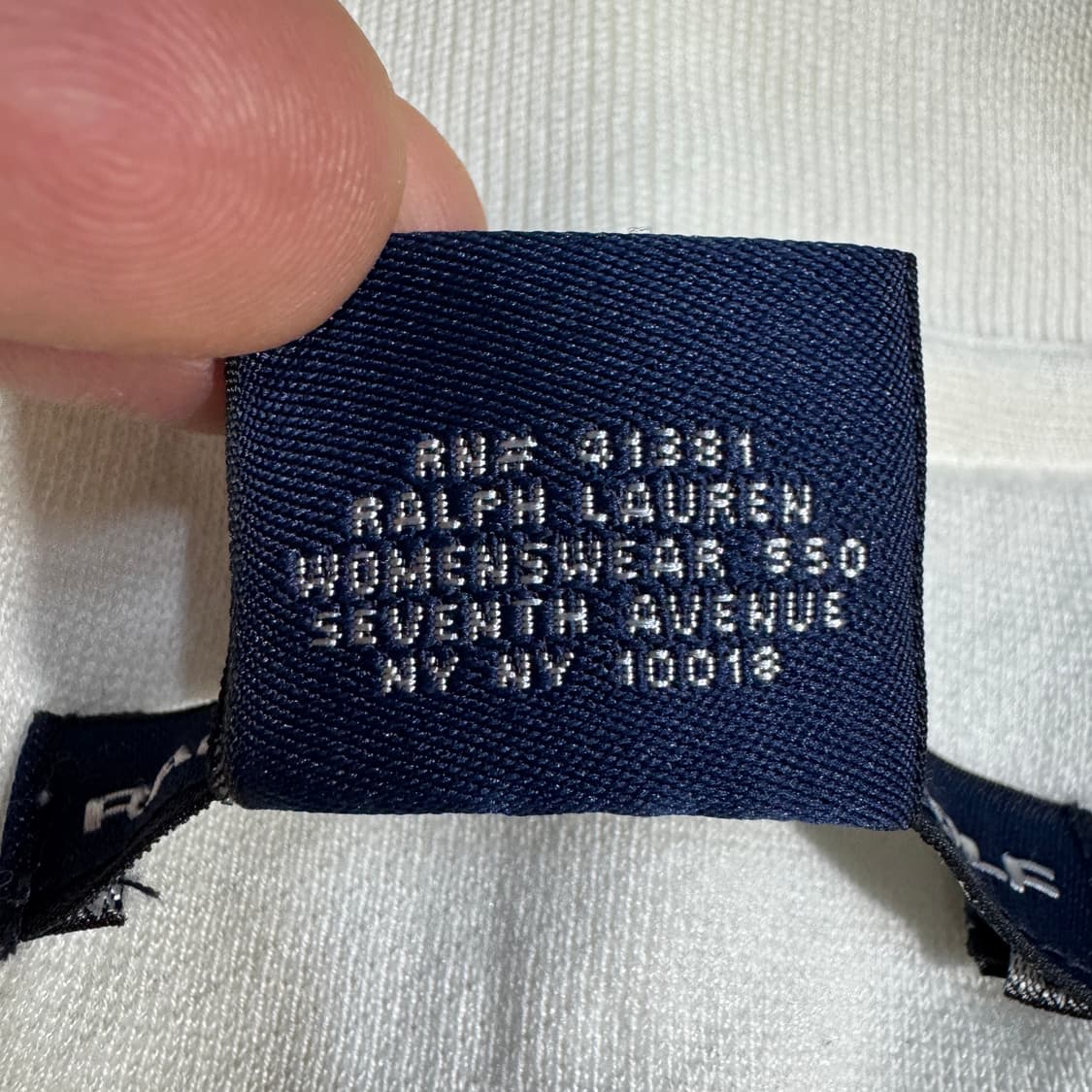 폴로 랄프로렌 Y2K 글리터 빅포니 집업 화이트 상품이미지5