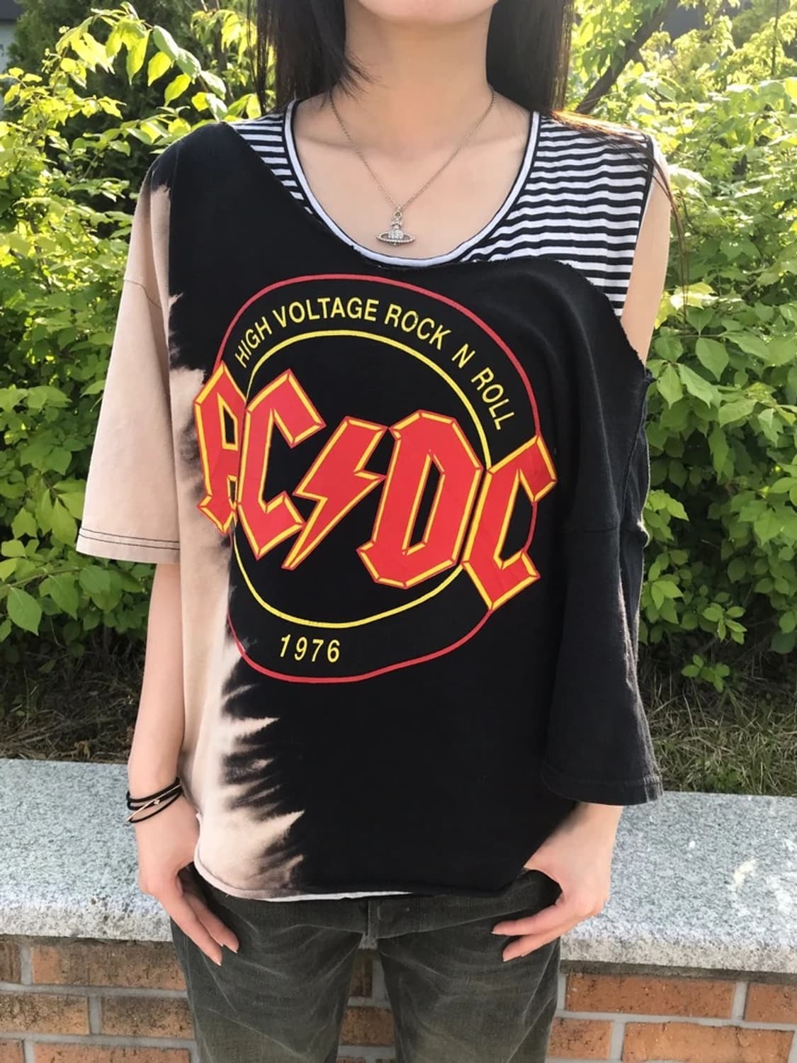 AC/DC Bleach Remake Crop Tee 상품이미지3