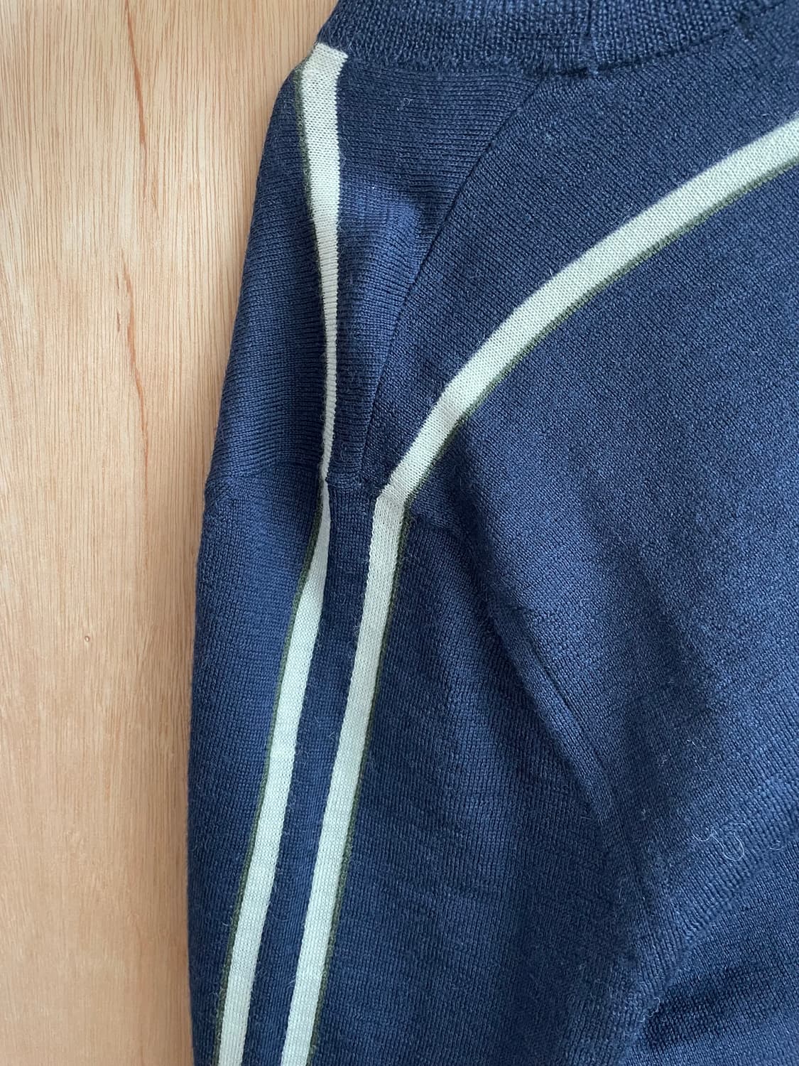 꼼데가르송 셔츠 라인 울 니트 상품이미지3