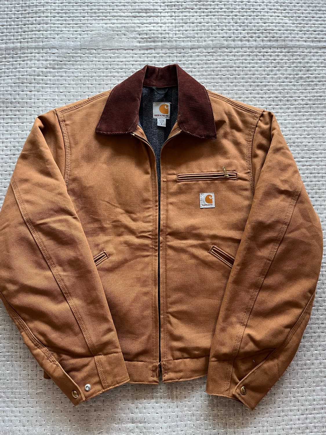 [S] 칼하트 디트로이트 자켓 브라운 j001 상품이미지1