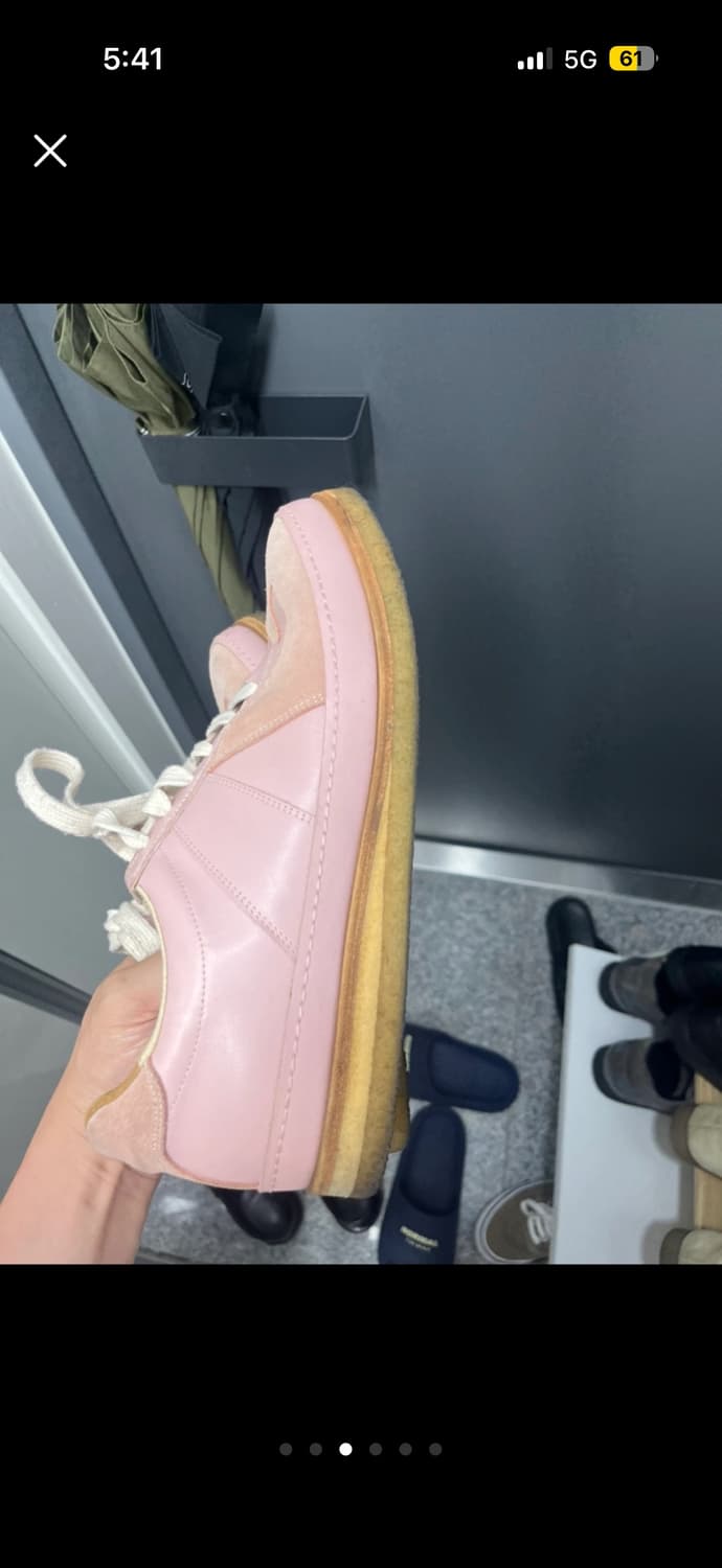 mmrb 핑크 독일군 스니커즈 상품이미지2