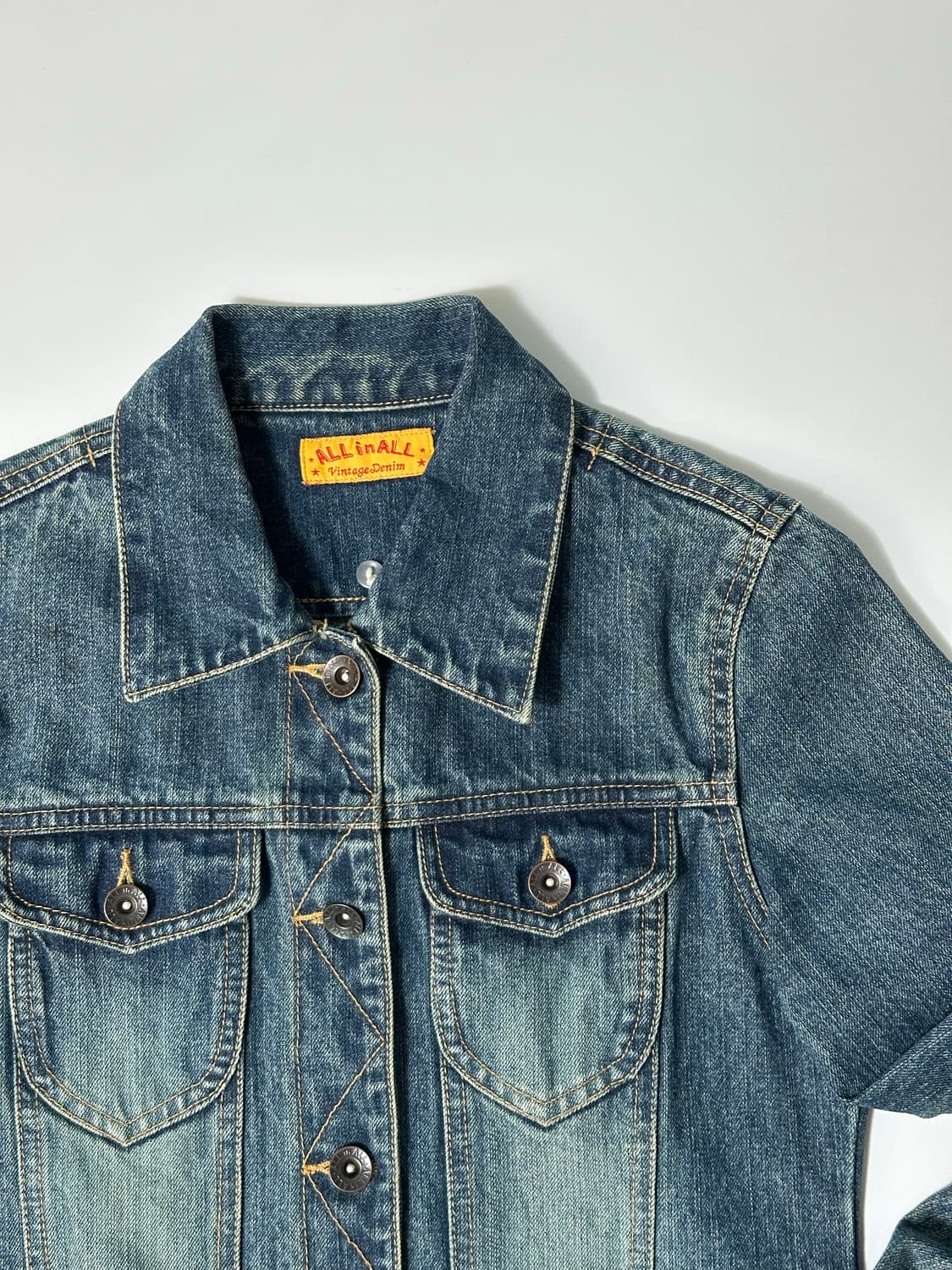 빈티지 워싱 데님자켓  상품이미지7