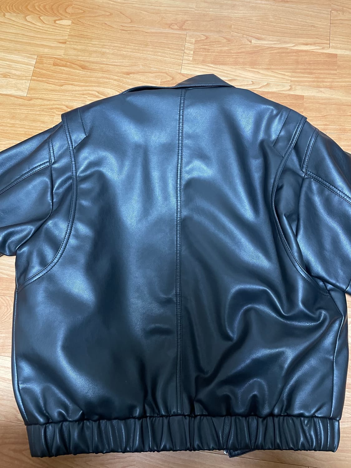 도프제이슨 비건레더 보머 자켓 상품이미지3