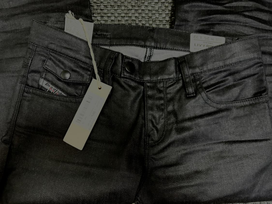 Diesel wax coated black denim 상품이미지5