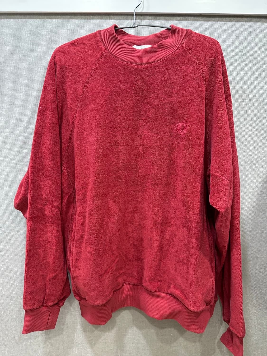 999humanity-Logo terry mock neck 상품이미지1