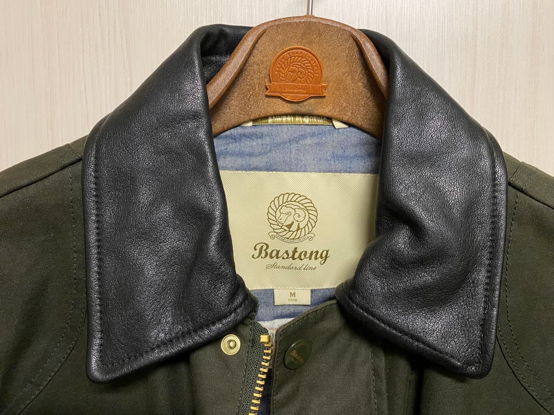 바스통 001 왁스 자켓 올리브 M 상품이미지4