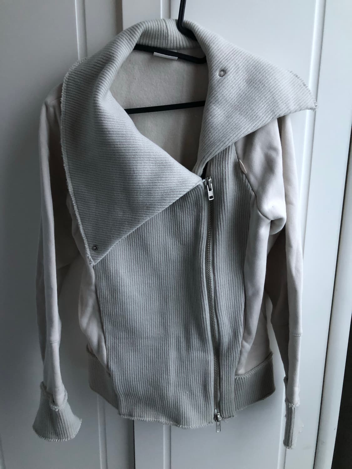 스컬프터 Wide Collared Zip-Up Dirty White 상품이미지4