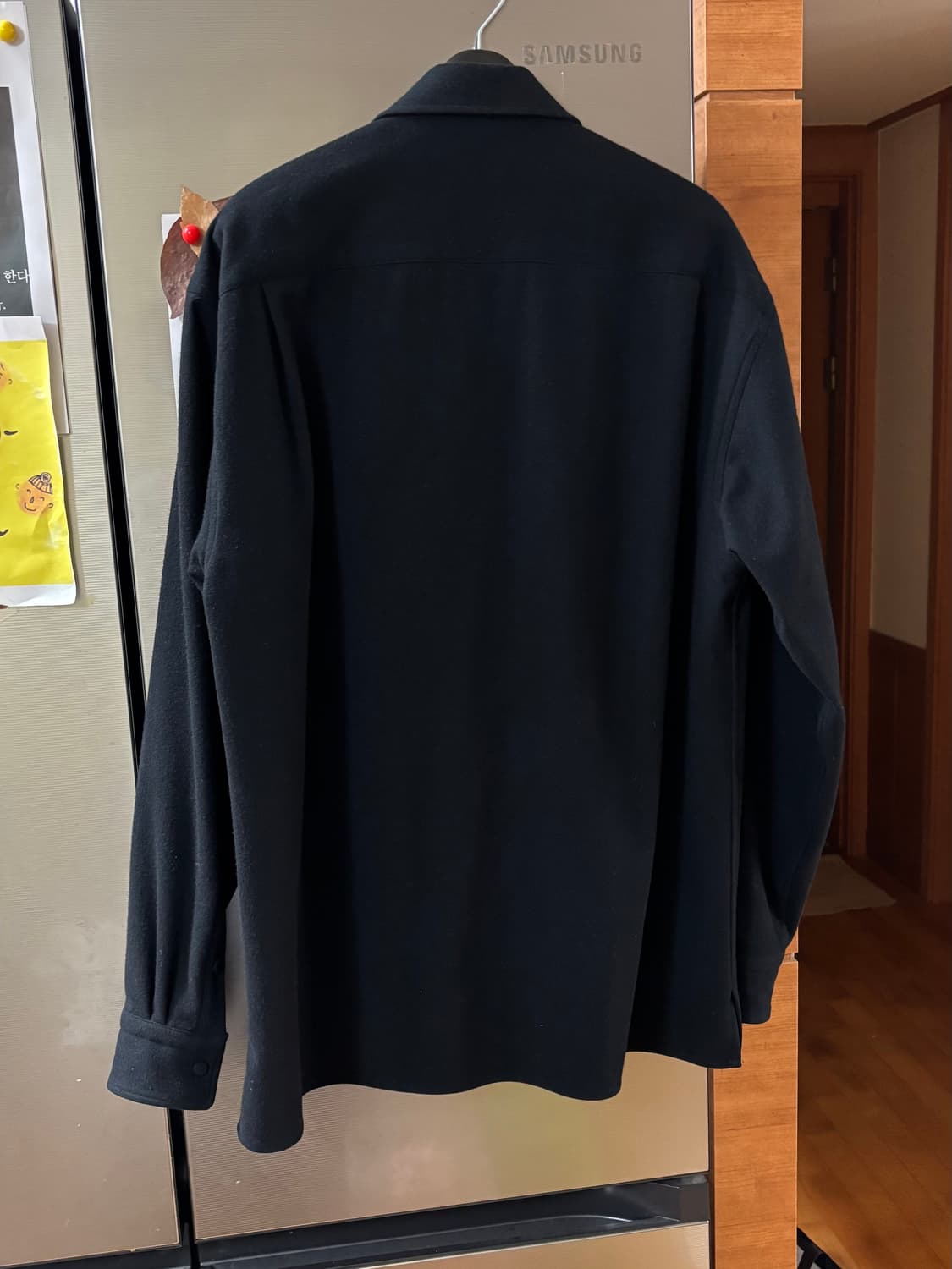 오라리 울 블루종 블랙 4사이즈 상품이미지2