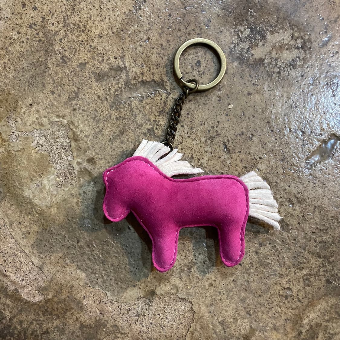 고트스킨 말 인형 키링 (파랑/노랑/핑크) 상품이미지7
