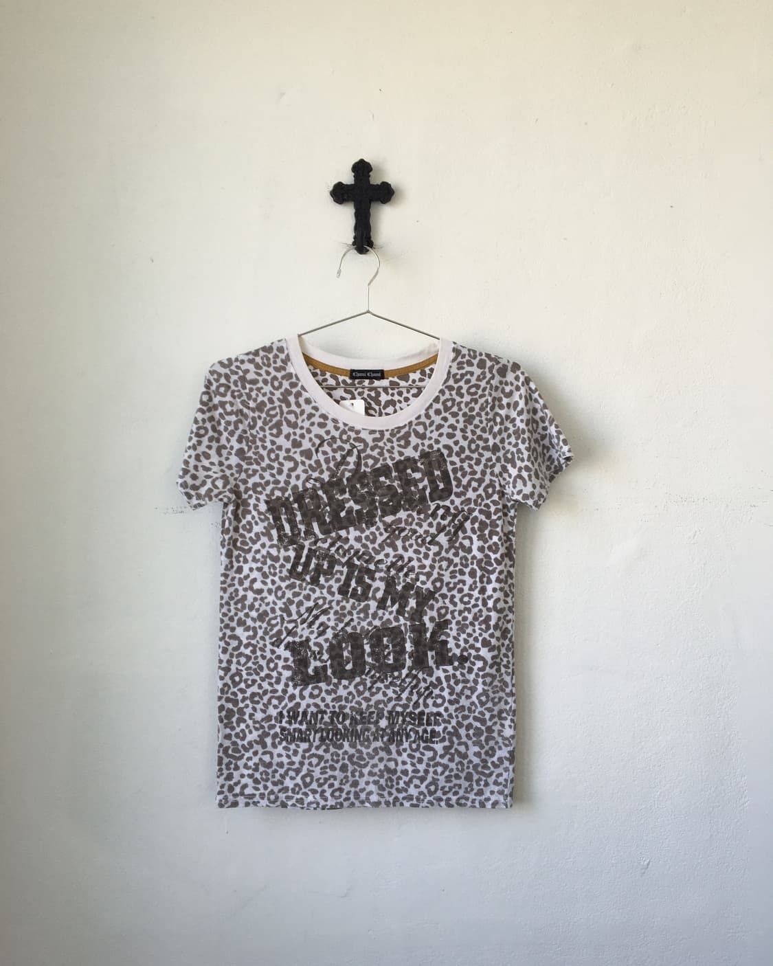Leopard pattern t shirt 상품이미지1