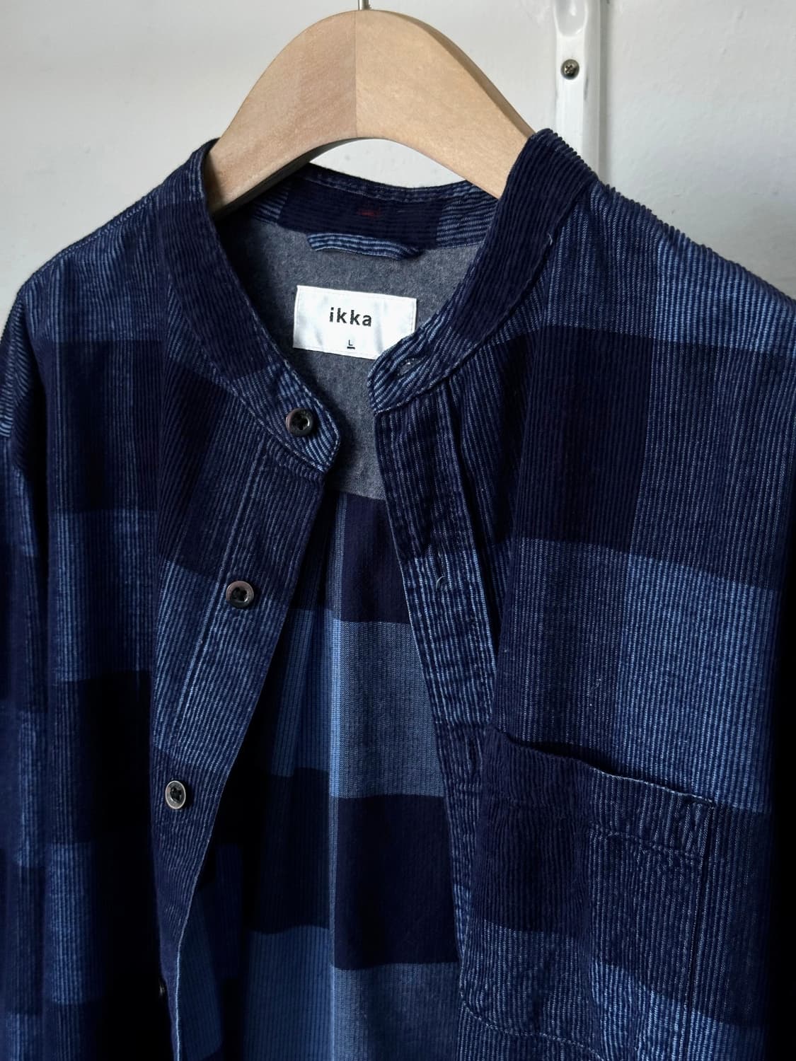 Natural brushed cotton design check shir 상품이미지7