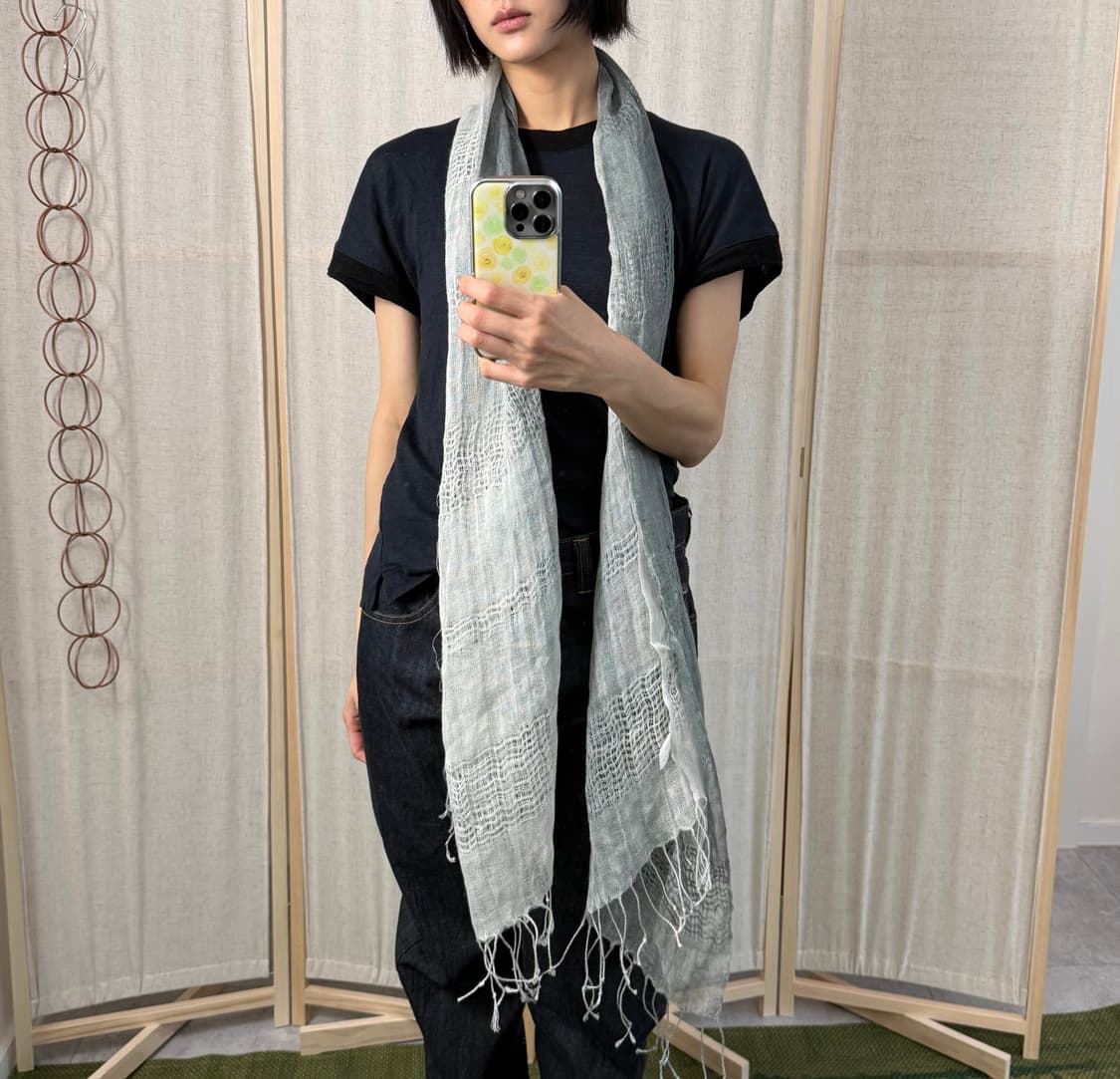 그라데이션 린넨 스카프 상품이미지1