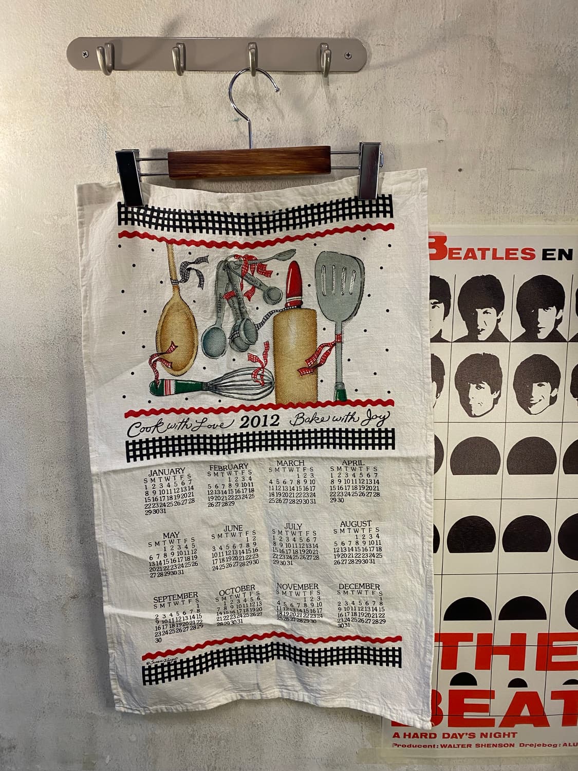 ☕️유럽 티타월 캘린더패브릭 상품이미지2