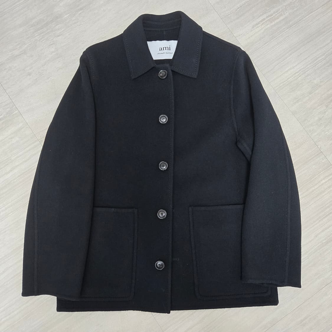 [S] 아미 더블페이스 캐시미어 코트 자켓 상품이미지1