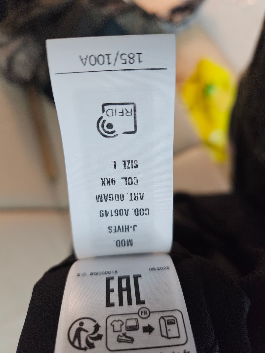 디젤 J-Hives 블랙 바람막이 L 상품이미지5