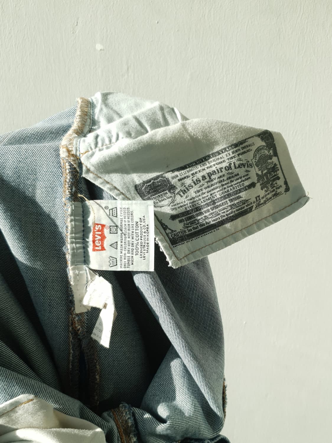 90s~00s Levi's 501 denim pants 상품이미지10