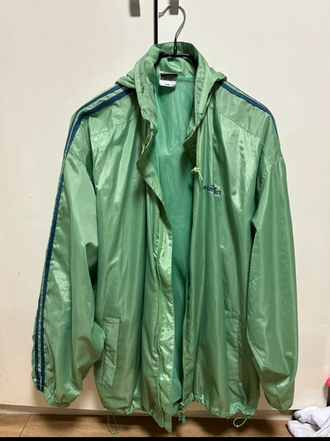 Teket 테켓 바람막이 그린 L 사이즈 판매 상품이미지2