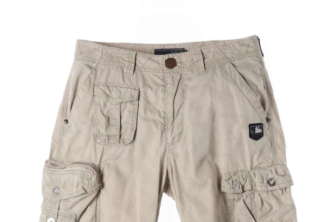 MLB 베이지 아웃포켓 카고 하프 팬츠 74 상품이미지3