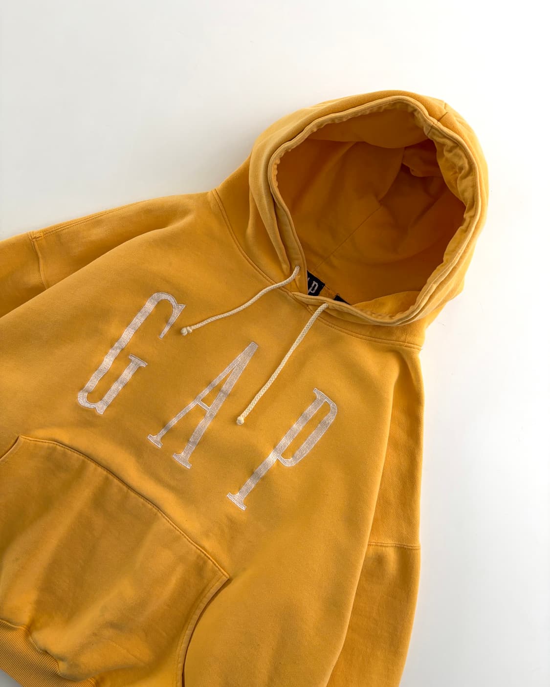 Gap 90‘s 올드 갭 머스타드옐로우컬러 후드티  상품이미지5