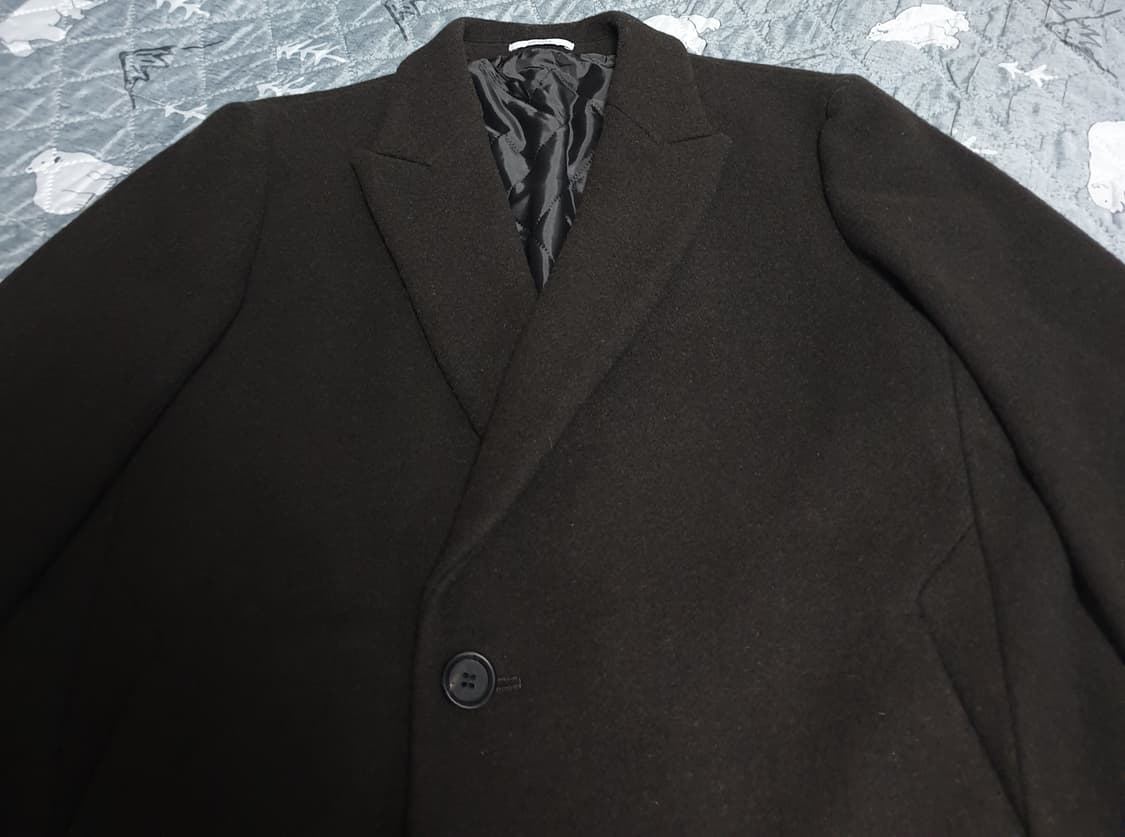 지오지아 울 슬림핏 코트 모카 (95) 상품이미지2