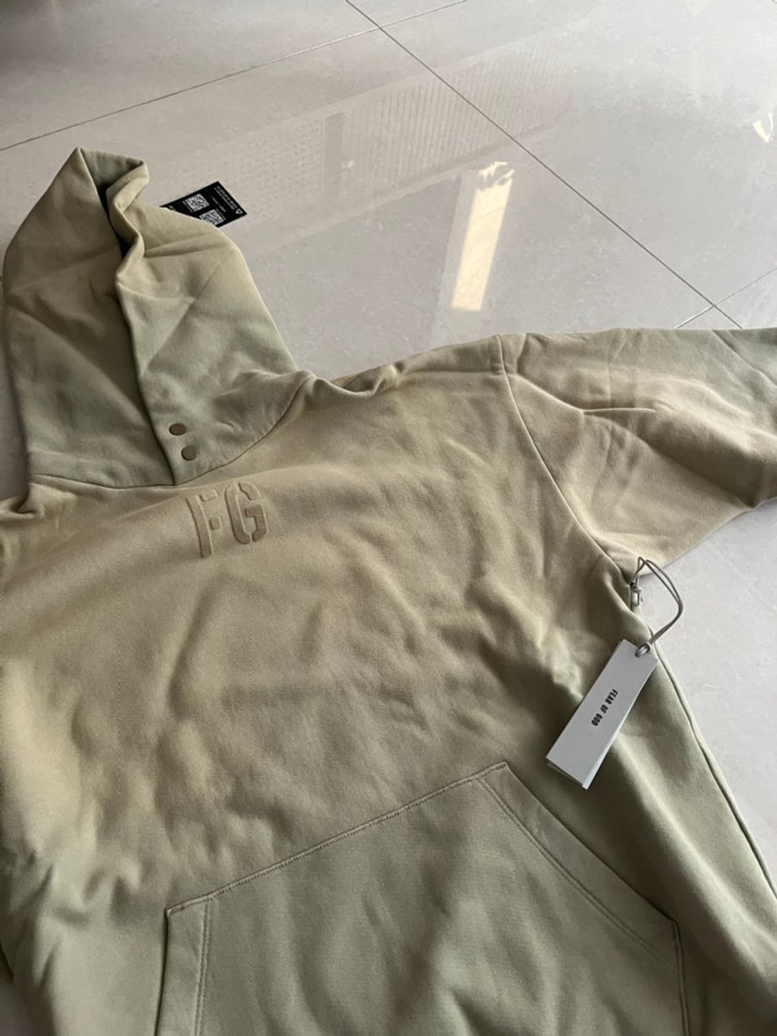 피어오브갓 7th 그린 빈티지 후드 s사이즈 100 상품이미지1