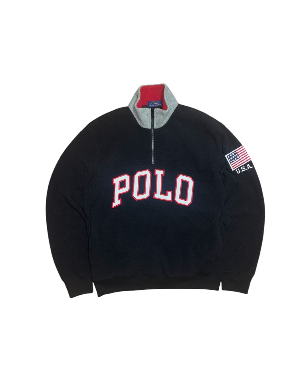 폴로 랄프로렌 성조기 하프집업 플리스 상품이미지3