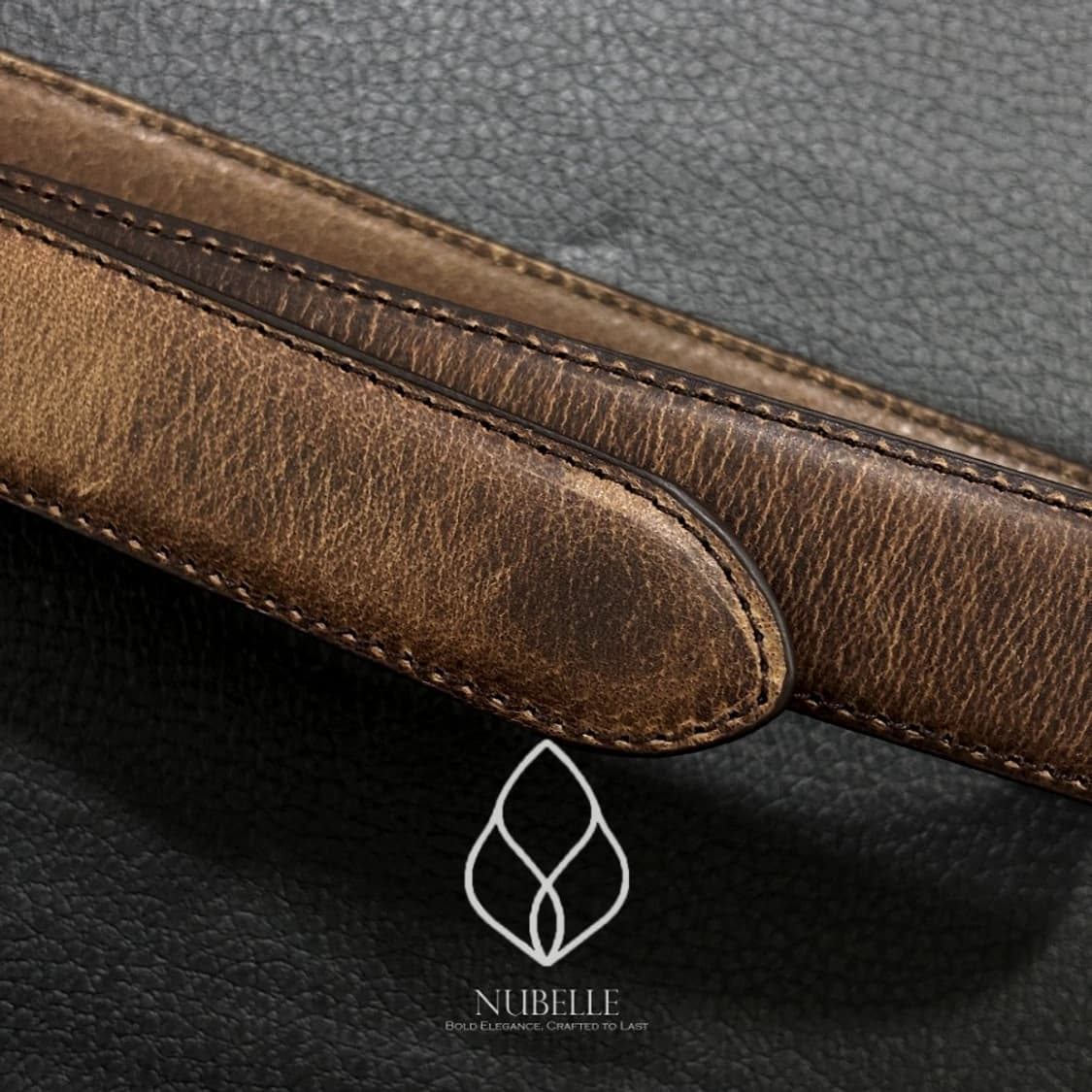 🌗 Vintage leather belt / 이태리 빈티지 가죽 벨트 상품이미지4