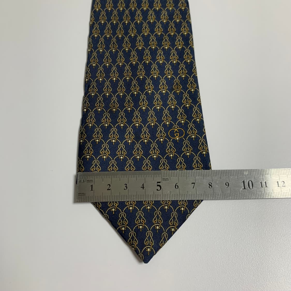 구찌(GUCCI) 기하학적패턴 GG심플로고 명품넥타이 이태리 100실크 상품이미지10