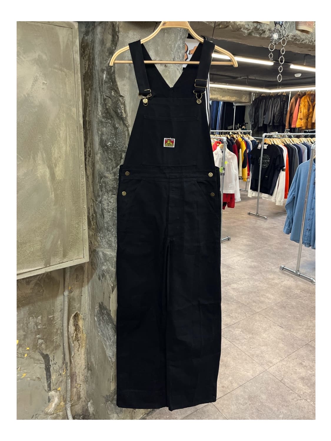 벤데이비스 오버롤 팬츠 블랙 #csz3666 상품이미지1