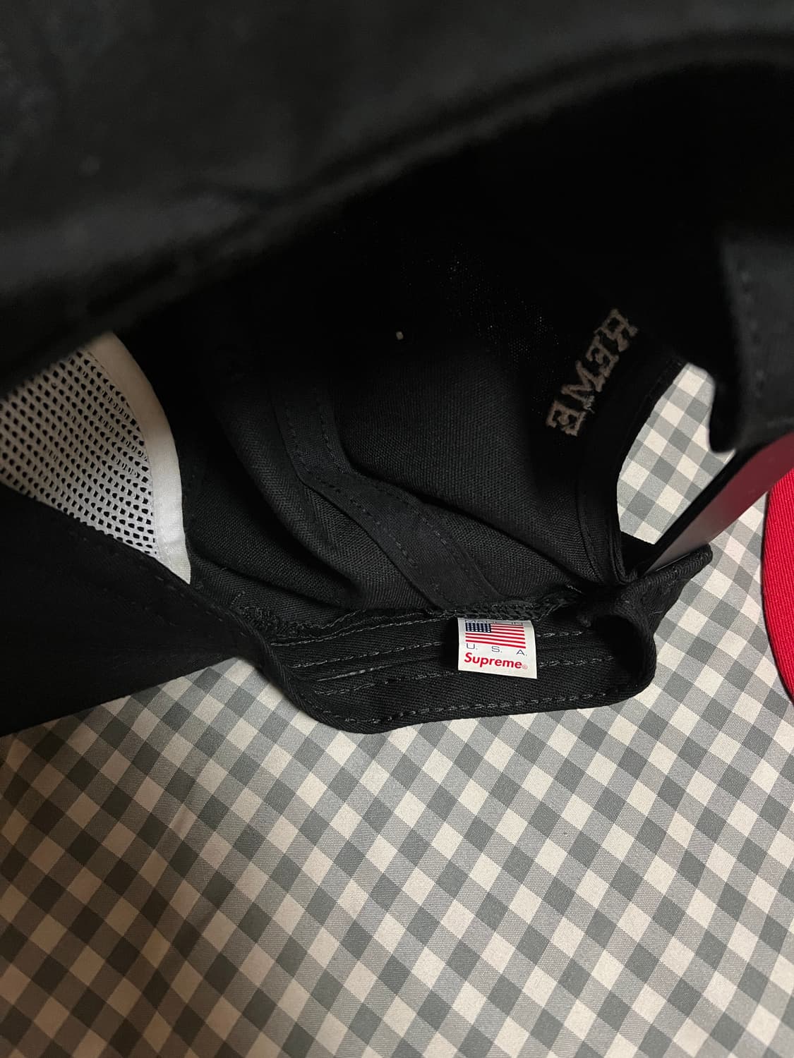 슈프림 언더라인 스냅백 화이트 상품이미지7