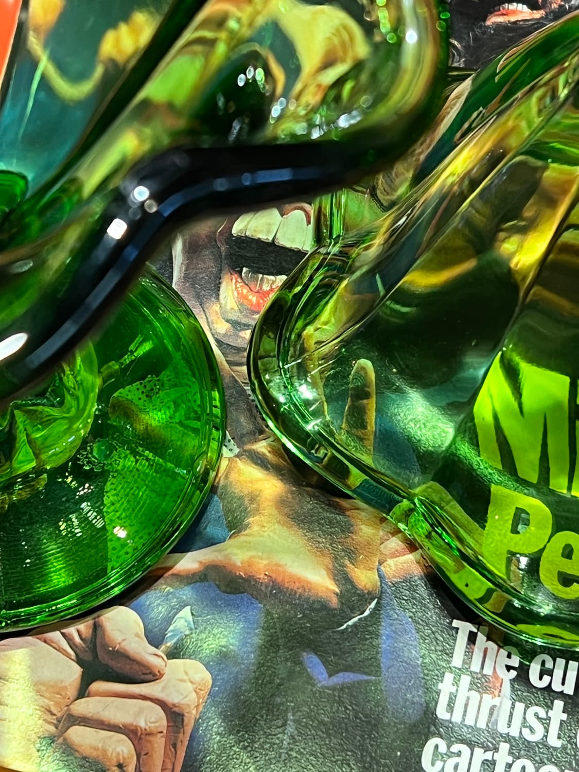 70-80s Korea Parfait Glass OliveGreen 상품이미지6