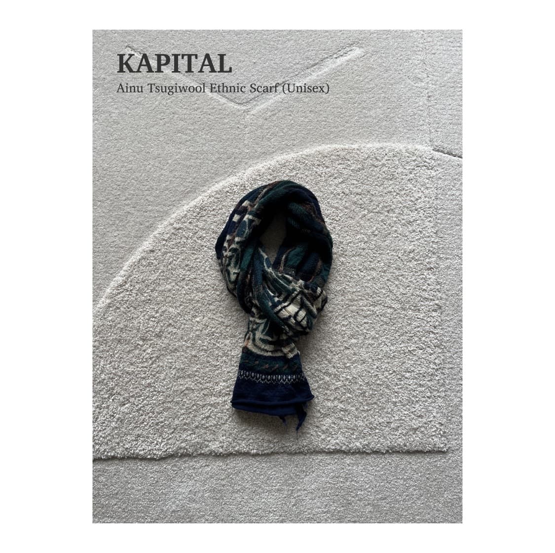 캐피탈 측융울 아이누 머플러 상품이미지1