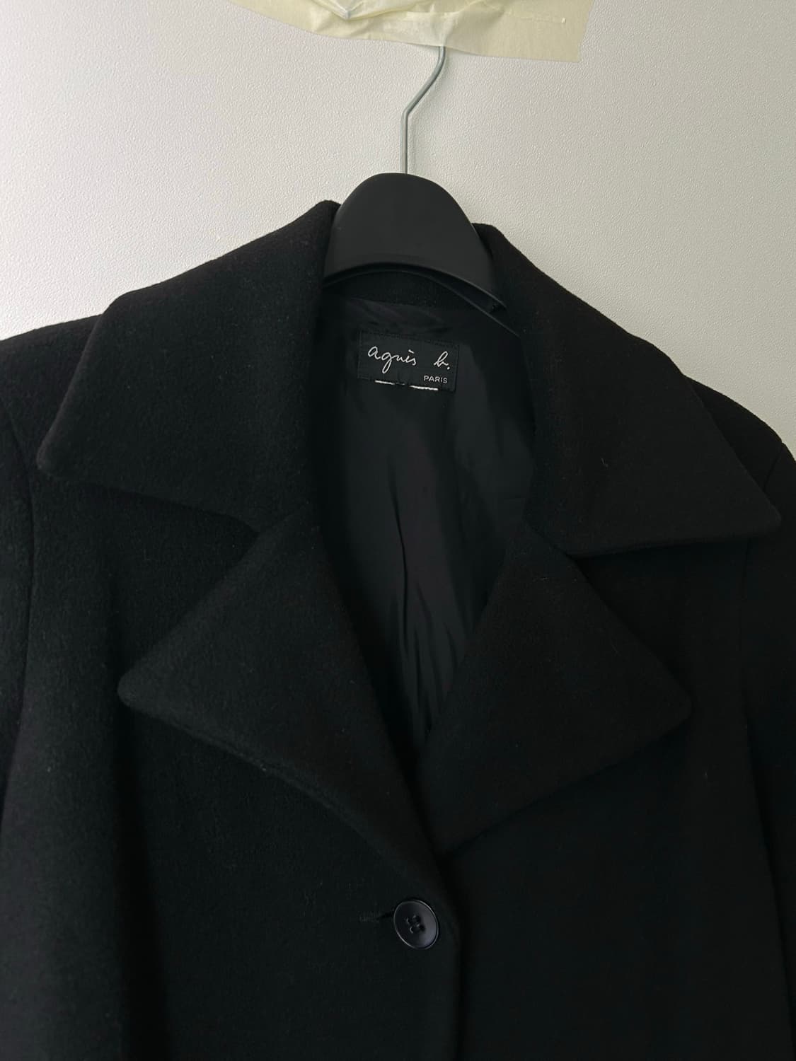 Agnes b 아네스베 플레어 울 코트 상품이미지2