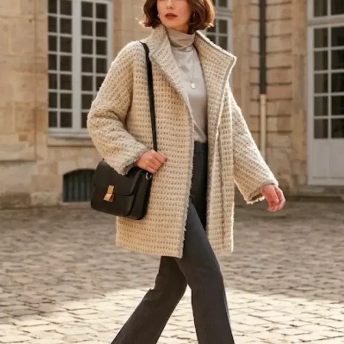 MINE 마인 오버핏 트위드 자켓 ~55 상품이미지1