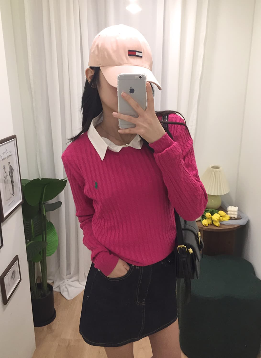 여성 폴로 케이블 니트 95 상품이미지2