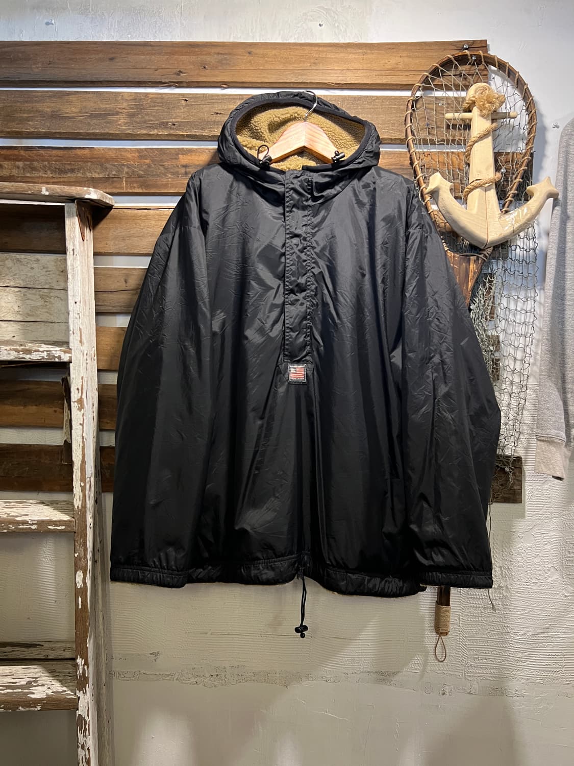 [XL]폴로 진스 하프집업 리버시블 플리스 후드 자켓 상품이미지2