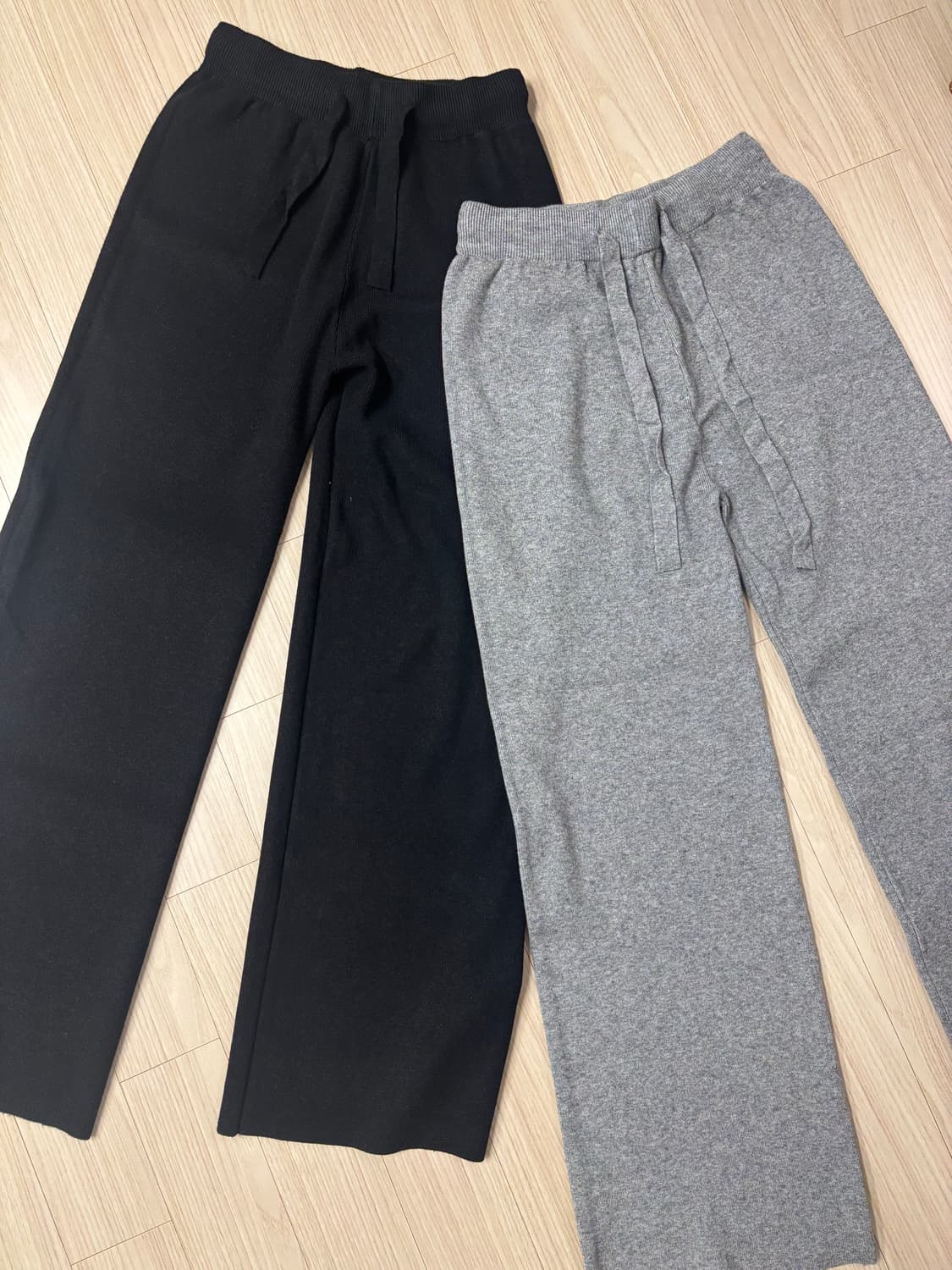 (새상품)마리마켓 만구땡 니트 팬츠 2개 상품이미지1