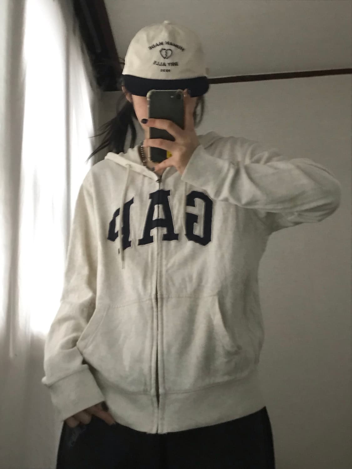 갭 오트밀 후드집업 상품이미지5