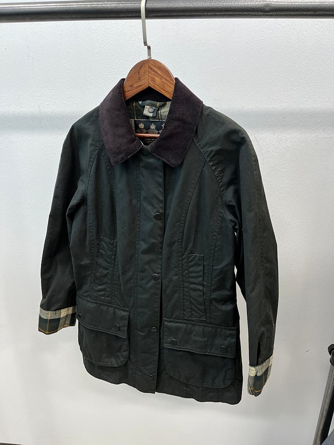 여) 바버 비드넬 왁스자켓  상품이미지1