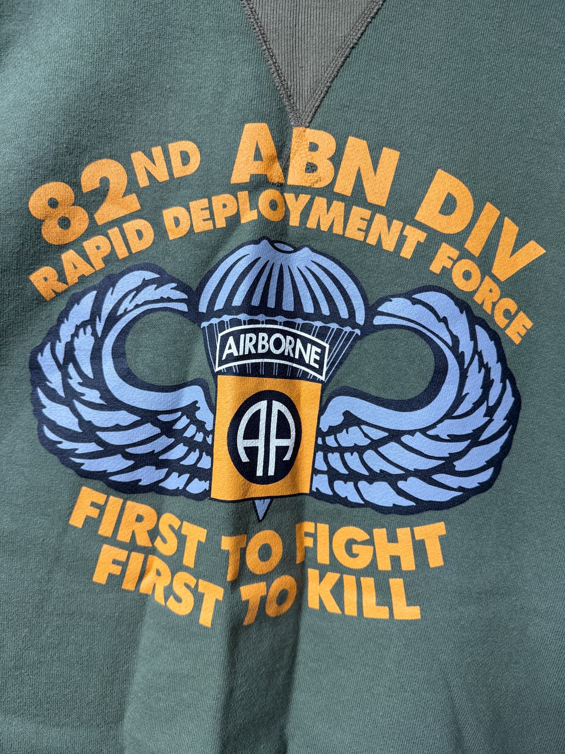 [XL] 버즈릭슨 크루넥 스웻셔츠 올리브 상품이미지4