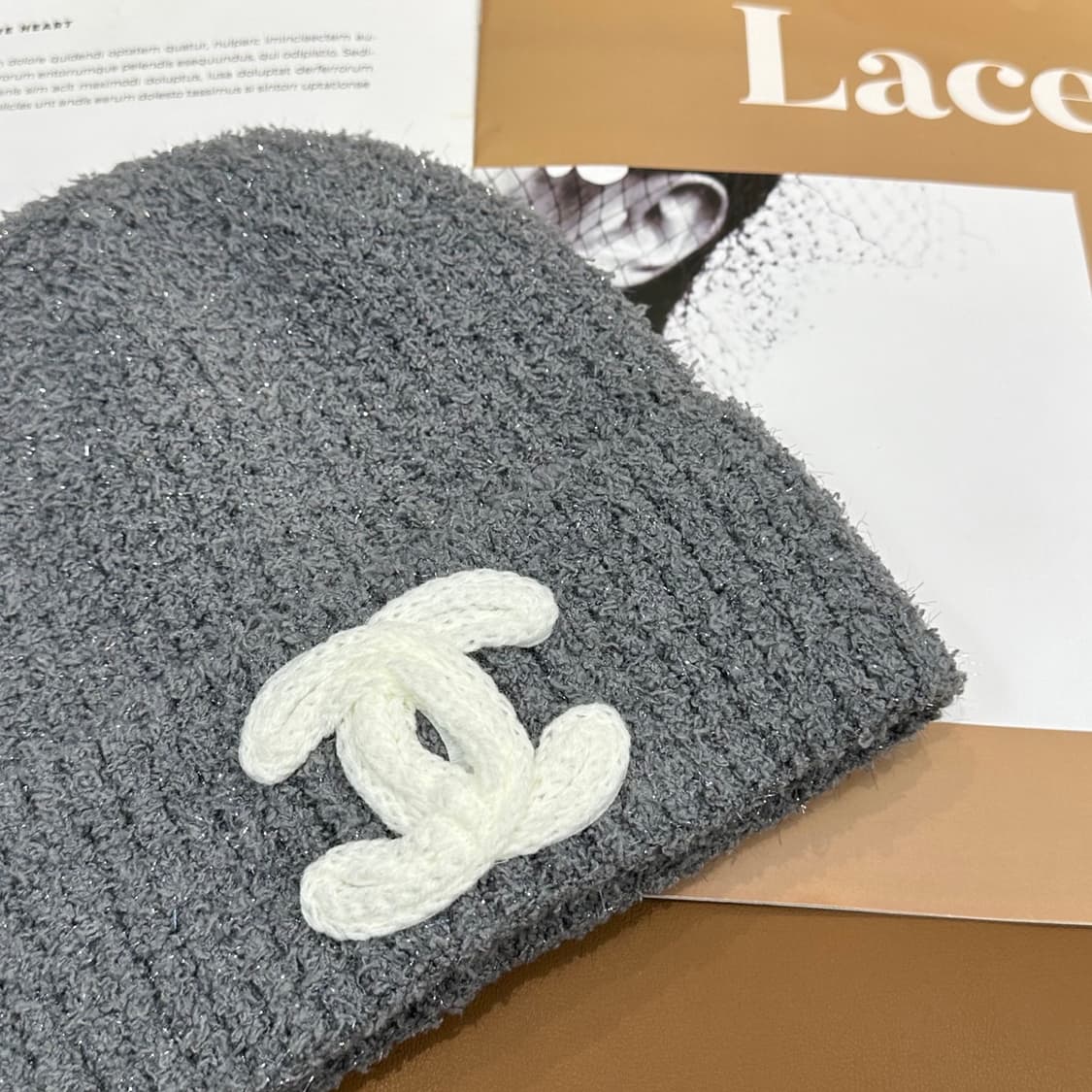 샤넬 캐시미어 비니 그레이 상품이미지6