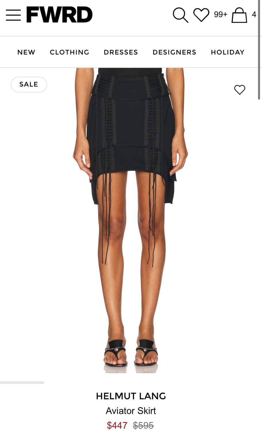 Helmut Lang skirt치마 상품이미지3